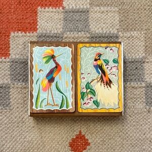 Colorful Bird Vintage Playing Cards